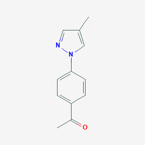1-(4-(4-methyl-1H-pyrazol-1-yl)phenyl)ethan-1-one图片