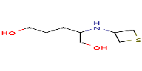 2-[(thietan-3-yl)amino]pentane-1,5-diol图片