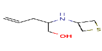 2-[(thietan-3-yl)amino]pent-4-en-1-ol图片