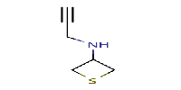 N-(prop-2-yn-1-yl)thietan-3-amine图片