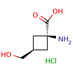 cis-1-amino-3-(hydroxymethyl)cyclobutane-1-carboxylicacidhydrochloride图片