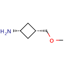 cis-3-(methoxymethyl)cyclobutan-1-amine图片