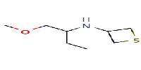 N-(1-methoxybutan-2-yl)thietan-3-amine图片