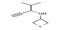 N-(4-methylpent-1-yn-3-yl)thietan-3-amine图片