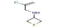 N-(2-chloroprop-2-en-1-yl)thietan-3-amine图片