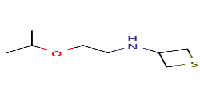 N-[2-(propan-2-yloxy)ethyl]thietan-3-amine图片
