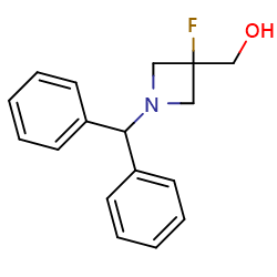 [1-(diphenylmethyl)-3-fluoroazetidin-3-yl]methanol图片