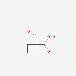 1-(methoxymethyl)cyclobutane-1-carboxylicacid图片