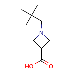 1-(2,2-dimethylpropyl)azetidine-3-carboxylicacid图片