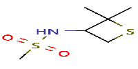 N-(2,2-dimethylthietan-3-yl)methanesulfonamide图片