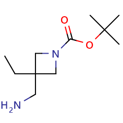 tert-butyl3-(aminomethyl)-3-ethylazetidine-1-carboxylate图片