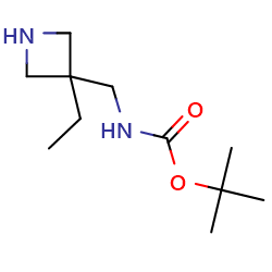 tert-butylN-[(3-ethylazetidin-3-yl)methyl]carbamate图片