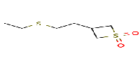 3-[2-(ethylsulfanyl)ethyl]-1λ?-thietane-1,1-dione图片
