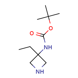 tert-butylN-(3-ethylazetidin-3-yl)carbamate图片