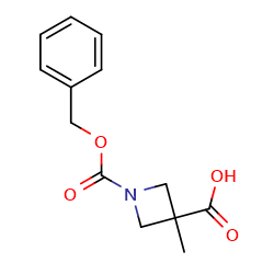 1-benzyloxycarbonyl-3-methyl-azetidine-3-carboxylicacid图片