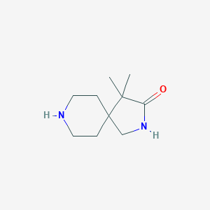 4,4-dimethyl-2,8-diazaspiro[4,5]decan-3-one图片
