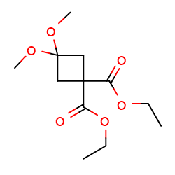 1,1-diethyl3,3-dimethoxycyclobutane-1,1-dicarboxylate图片