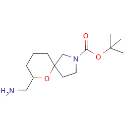 tert-butyl7-(aminomethyl)-6-oxa-2-azaspiro[4,5]decane-2-carboxylate图片