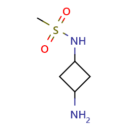 N-(3-aminocyclobutyl)methanesulfonamide图片