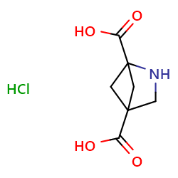 2-azabicyclo[2,1,1]hexane-1,4-dicarboxylicacidhydrochloride图片
