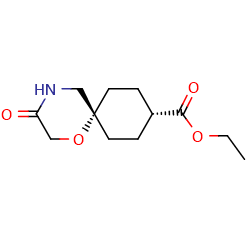 racemic-(6s,9s)-ethyl3-oxo-1-oxa-4-azaspiro[5,5]undecane-9-carboxylate图片