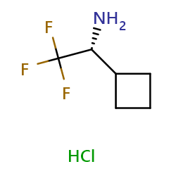 (1R)-1-cyclobutyl-2,2,2-trifluoroethan-1-aminehydrochloride图片