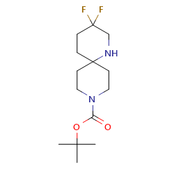 tert-butyl3,3-difluoro-1,9-diazaspiro[5,5]undecane-9-carboxylate图片