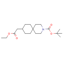 tert-butyl9-(2-ethoxy-2-oxoethyl)-3-azaspiro[5,5]undecane-3-carboxylate图片