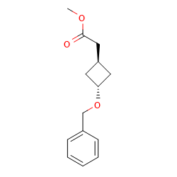 methyl2-[trans-3-(benzyloxy)cyclobutyl]acetate图片