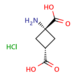 (1s,3s)-1-aminocyclobutane-1,3-dicarboxylicacidhydrochloride图片