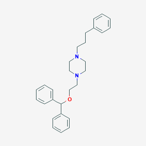 1-(2-(Benzhydryloxy)ethyl-4-(3-phenylpropyl)piperazine图片