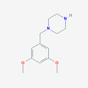 1-[(3,5-Dimethoxyphenyl)methyl]piperazine图片