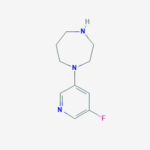 1-(5-fluoropyridin-3-yl)-1,4-diazepane图片