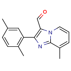 2-(2,5-dimethylphenyl)-8-methylimidazo[1,2-a]pyridine-3-carbaldehyde图片