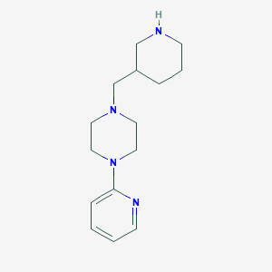 1-(Piperidin-3-ylmethyl)-4-(pyridin-2-yl)piperazine图片