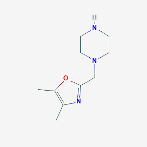 1-[(Dimethyl-1,3-oxazol-2-yl)methyl]piperazine图片