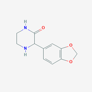 3-(Benzo[d][1,3]dioxol-5-yl)-2-oxopiperazine图片