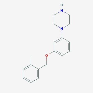 1-{3-[(2-Methylphenyl)methoxy]phenyl}piperazine图片