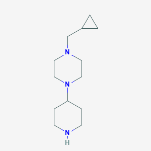 1-(cyclopropylmethyl)-4-(piperidin-4-yl)piperazine图片