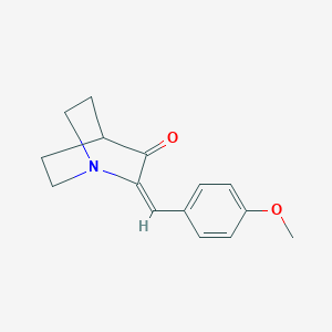 (2E)-2-[(4-Methoxyphenyl)methylidene]-1-azabicyclo[2,2,2]octan-3-one图片
