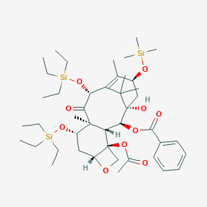 7,10-Bis[O-(triethylsilyl)]-10-deacetyl-13-O-trimethylsilyl Baccatin III图片