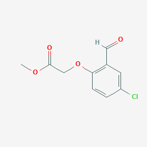(4-Chloro-2-formylphenoxy)acetic acid methyl ester图片