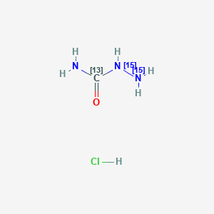 Semicarbazide-13C,15N2 Hydrochloride图片