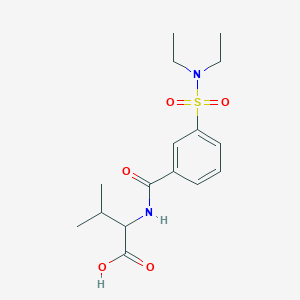 2-{[3-(diethylsulfamoyl)phenyl]formamido}-3-methylbutanoic acid图片