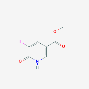 Methyl 6-Hydroxy-5-iodonicotinate图片