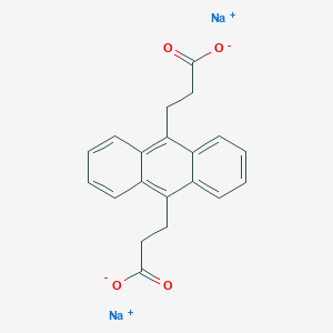 Anthracene-9,10-dipropionic acid disodium salt图片