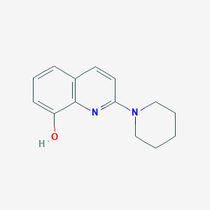 2-(1-piperidinyl)-8-quinolinol图片