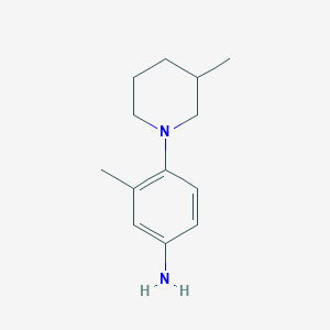 3-Methyl-4-(3-methyl-1-piperidinyl)aniline图片