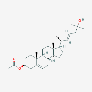 22-Dehydro 25-Hydroxy Cholesterol 3-Acetate图片