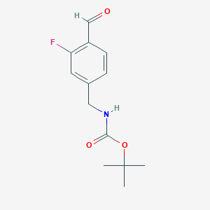 5-(N-Boc-aminomethyl)-2-formylfluorobenzene图片